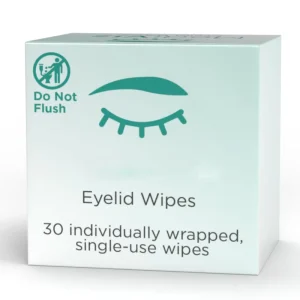 Eyelid Wipes With Tea Tree and Coconut Oil Cleansing Eye Wipes for People Itchy Eyes