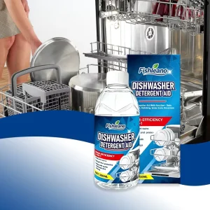 FISHLEANO Dishwasher Detergent Additive Dish Protection Shine Quick Dry Stain Free Care Liquid