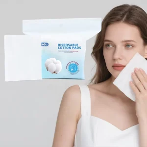 Face Cleansing Pad 90*110mm Big Size Disposable Cotton Face Wash Cotton Pad Dry Wipes