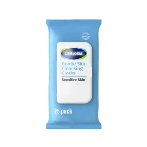 Face and Body Wipes Gentle Skin Cleansing 25 Count for Dry Sensitive Skin Flip Top Closure