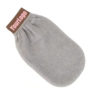 Factory 100% Raw Silk Eco-Friendly Body Exfoliating Gloves Solid Color Silk Mittens for Four Seasons Dead Skin Removal