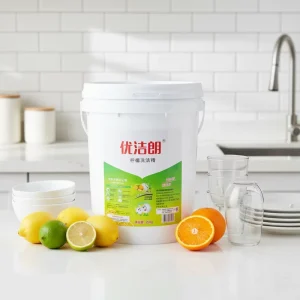 Factory 20KG Large Bucket Lemon Dishwashing Liquid Eco-Friendly Disposable Mildly Acidic Detergent