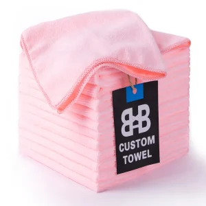 Factory 40X40CM Quick Dry Microfiber Cleaning Cloth 400gsm Polishing Car Microfiber Towel with Edgeless Kitchen Towel