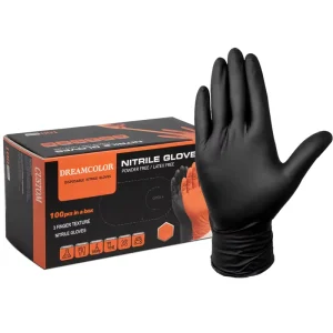 Factory 6 Mil Household Latex free Wash Clean Barbershop Tattoo Mechanic Durable Thick Nitrile Gloves Disposable Glove