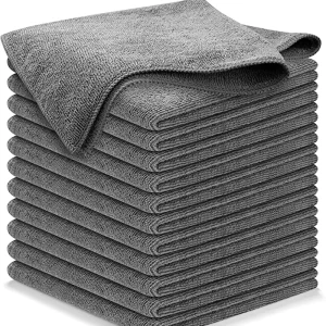 Factory Custom Color Microfiber Cleaning Cloths Car Polishing Cloths Quick-drying OEM Supplier Microfiber Towel for Kitchen Dish