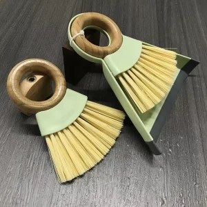 Factory Custom Household Cleaning Tools Accessories Mini Broom and Dustpan Set Bamboo Brush and Dustpan