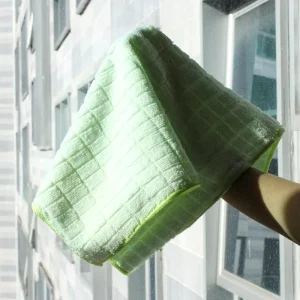 Factory Custom Universal Microfiber Scrubbing Cloth Microfiber Warp Knitting Cleaning Cloth Washable Kitchen Dish Cloths Towels