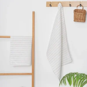 Factory Custom Woven Soft Quick drying Eco Friendly Kitchen Tea Towels Cotton Linen Dish Towels Table Napkins BSCI