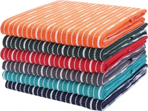 Factory Custom-made Woven Eco-Friendly Kitchen Tea Dish Towels Set Quick-drying Water Absorbent Breathable 100% Cotton Towels