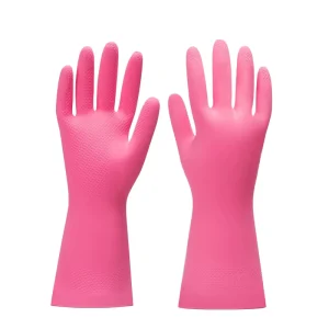 Factory Customization Anti-Skidding Natural Latex Household Cleaning Gloves High Elasticity Flexible Latex Glove