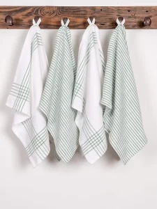 Factory Customized 100% Cotton Eco Friendly Quick Dry Kitchen Tea Towel Sets for Dishwashing Wiping Tableware OEM ODM Available