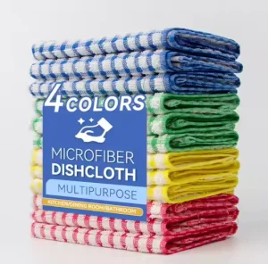 Factory Direct Customized Logo 30*30cm 250gsm Absorbent Cotton Kitchen Dish Towels for Kitchen Cleaning