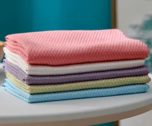 Factory Direct Microfiber 25*25cm Dish Towels Cleaning Cloth Terry Towel Recycled Kitchen Towels