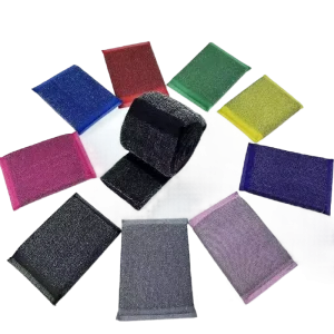 Factory Direct Multi Layer Polyester Fabric Kitchen Dish Washing Sponge Raw Material