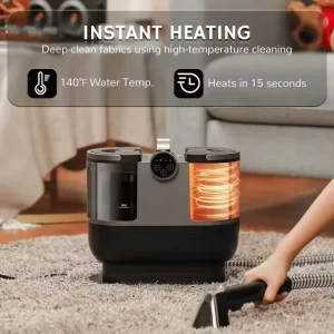 Factory Direct Sale New 3-in-1 Portable Carpet and Spot Cleaner Heating Steam Cleaner for Household Use