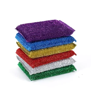 Factory Direct Sale Non scratch Eco Friendly Colorful Dish Wash Sponge Scrubber