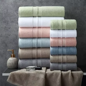 Factory Direct Sale Towel Set 100% Cotton Thicker Plus Soft Absorbent High grade Bath Towel Set Kitchen Towel Set