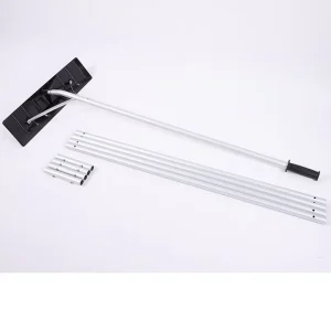 Factory Direct Sales 6.3m Telescopic Roof Snow Rake Detachable Aluminum Pole Roof Snow Remover for Safe Ground Clearing