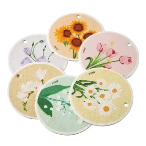 Factory Direct Sales Natural Wood Pulp Cotton Clean Stain Free Cellulose Sponges Scouring Pads