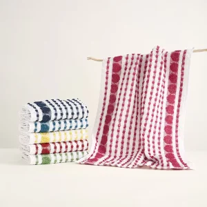 Factory Direct Sales Unique Design Single Heart shaped Kitchen Towel Thickened Household Absorbent Cloth