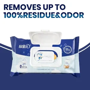Factory Direct Sell Erased 99.9%6 Bacteria Flushable Wet Paper Toilet Wet Wipes Thick Soft High End