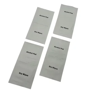 Factory Direct Supply Biodegradable Quick Drying Eco Friendly Screen Cleaning Dry and Wet Wipes Bag