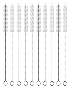 Factory Direct Supply Suction Bottle Straw Cleaning 304 Stainless Steel Straw Cleaner Brush Extend 12 Inch