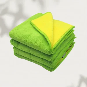 Factory Eco Friendly 300gsm Rectangle Microfiber Cleaning Cloth Quick Dry Washable Soft Absorbent Fleece Kitchen Towels