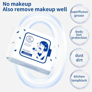 Factory Eco friendly Soft Biodegradable Wet Wipes for Adults Sensitive Skin Care Makeup Removal Safe Cleansing Wipes