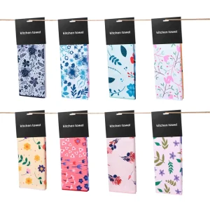 Factory High Absorbency Quick Dry Microfiber Kitchen Towels Dish Towels for Kitchen Tea Towel