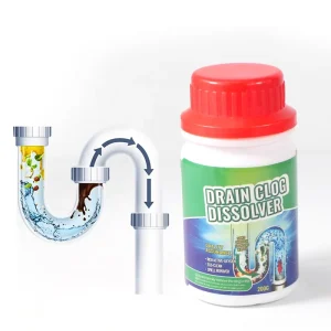 Factory Manufacture Eco Friendly Pipe Dredge Agent Drain Cleaner Pipeline Cleaning Powder 200g 15-30% Active Ingredients