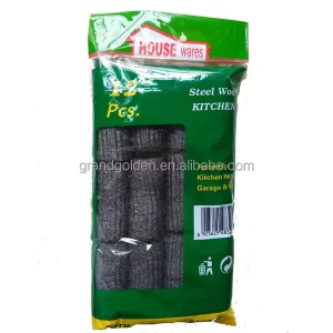 Factory Outlet 12pcs 0# Eco Friendly Stainless Steel Wool Polishing Pads Rust Removal for Kitchen Utensils Metal