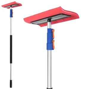 Factory Outlet Snow Removal Tool Non Scratch Car Roof Aluminum Telescopic Snow Pusher Shovel