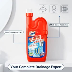 Factory Price 600g Clogged Drain Remover High Efficiency Pipe Cleaning Gel for Commercial and Home Use