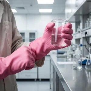 Factory Price Anti Skiddin Natural Latex Household Cleaning Kitchen Gloves High Elasticity Waterproof Latex Glove