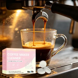 Factory Price Eco Friendly Non Toxic Residue Free Coffee Machine Descaler & Cleaning Tablets 24 Count for Household Use