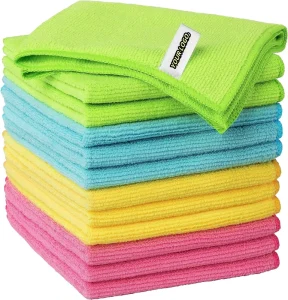 Factory Price Microfiber Soft Cleaning Cloth Absorbent Rag with Assorted for Cleaning Kitchen Towels Cloth