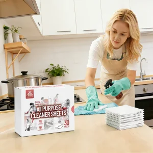 Factory Price Multi Surface Cleaner Strips Eco Friendly Plastic Free Household Use All Purpose Cleaning Sheets