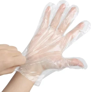 Factory Price Protective Food Grade Plastic PE Disposable Gloves for Home Cleaning Supplies