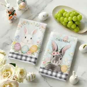 Factory Quick Dry Water Absorbent Hypoallergenic Eco Friendly Cute Patterned Microfiber Dishcloths Kitchen Towels