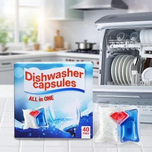 Factory Safe Residue-free and Efficient Cleaning Powerful Dishwasher Pods Cleaner Tableware Dishwasher Tablets Dishwasher Pods
