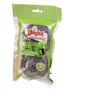 Factory Stock 2 Piece 30g Piece Stainless Steel Cleaning Balls Sponges & Scouring Pads