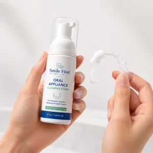 Factory Supplier Custom Retainer Cleaning Foam Strong Effect Stain Removal Invisalign Braces Aligner Cleaner Mousse