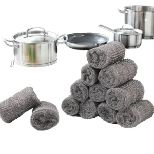 Factory Supply 0000# Steel Wire Wool for Car Auto Remover Industrial Steel Wire Wool Roll Kitchen Steel Wool