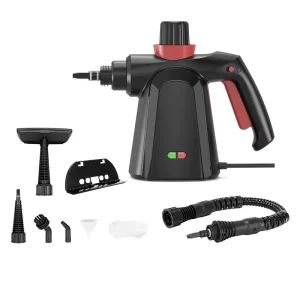 Factory Supply 1000W Handheld Steam Cleaner 400mL Tank 9PCS Accessories Deep Sanitizing Cleaner for Kitchen Bathroom Car