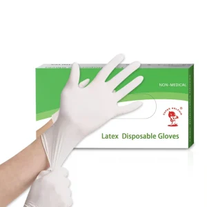 Factory Waterproof Anti Slip for Screen Latex Gloves Custom Logo Wear Resistant Free Powder for Pieces Box for Household