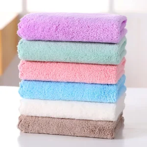 Factory Woven Microfiber Fabrics Water Absorbent Reusable Kitchen Towel Customized Size Quick Dry Multi Purpose Cleaning