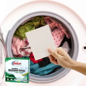Finice China Super Concentrated Disposable Eco-friendly Laundry Detergent Sheets with Fabric Softener