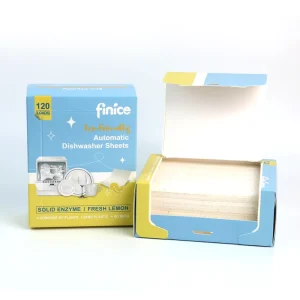 Finice Custom Eco Friendly Solid Dishwasher Cleaning Tablets Lightweight Super Concentrated Low Foam Dishwashing Detergent