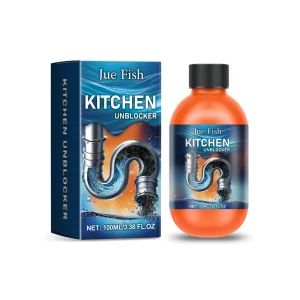 Fish Kitchen Bathroom Drain Cleaner Unblock Eco friendly Toilet Drains Cleaner Odorless Pipe Unblocker Cleaner Solution